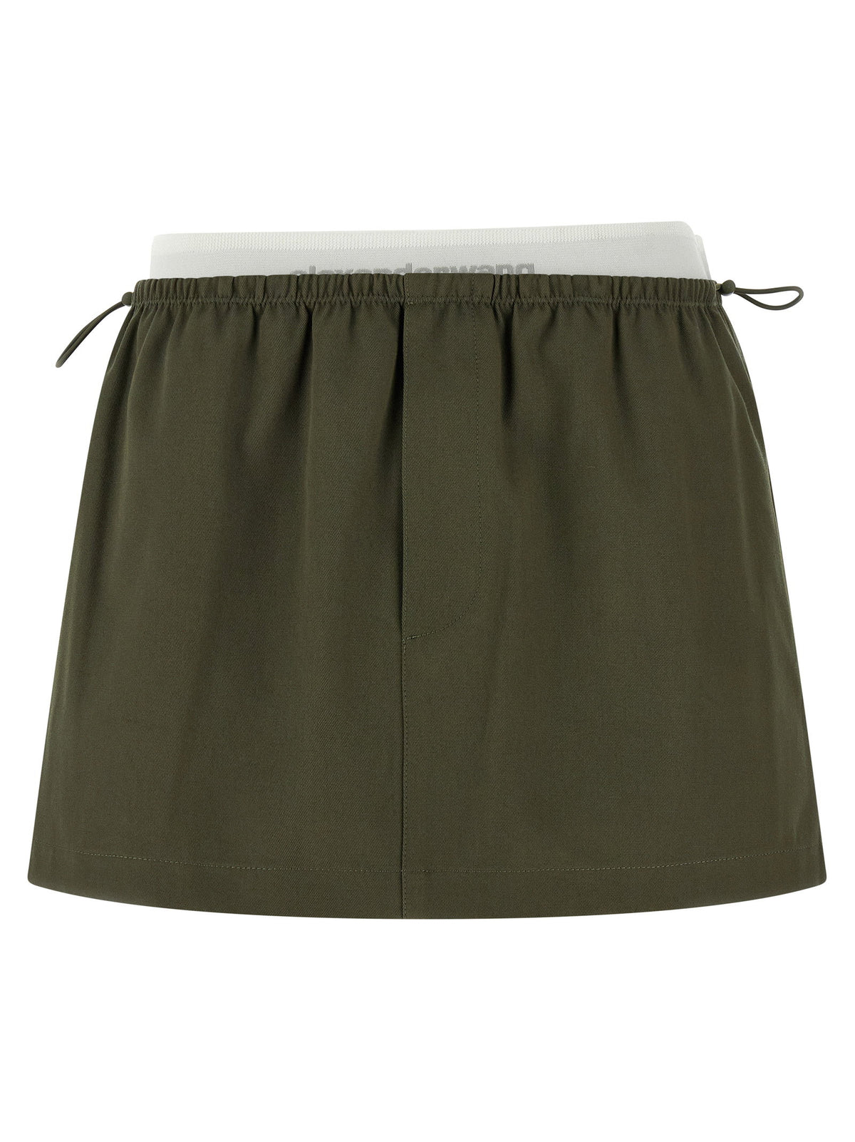 Alexander Wang Double Layer Waist Skirt-Skirts-[Adult]-[Female]-XS-Green-2022 Online Blue Zone Planet