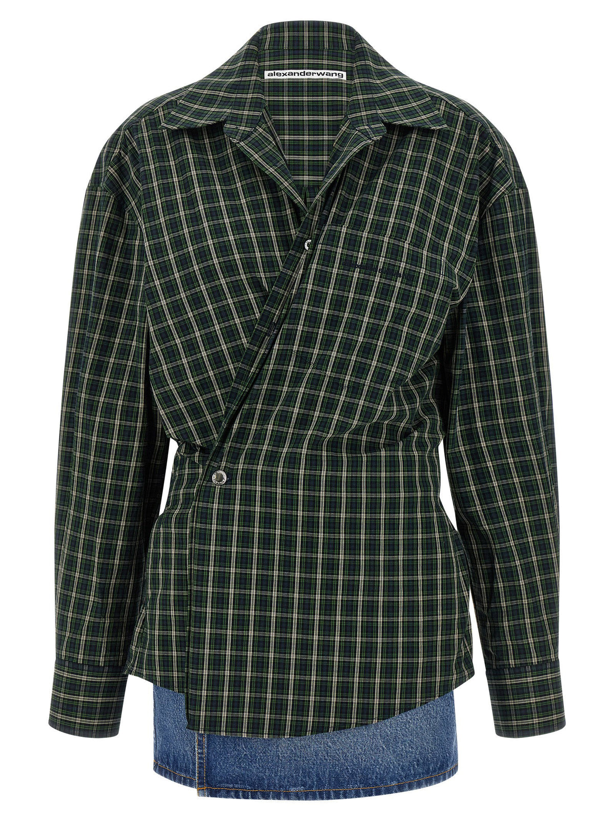Alexander Wang Wallet Shirt Dress-TOPS / DRESSES-[Adult]-[Female]-2022 Online Blue Zone Planet