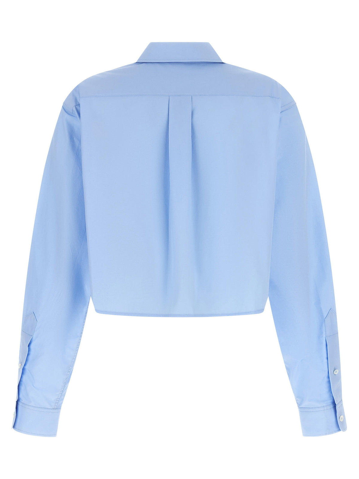 Alexander Wang Cropped Shirt-Shirts-[Adult]-[Female]-2022 Online Blue Zone Planet