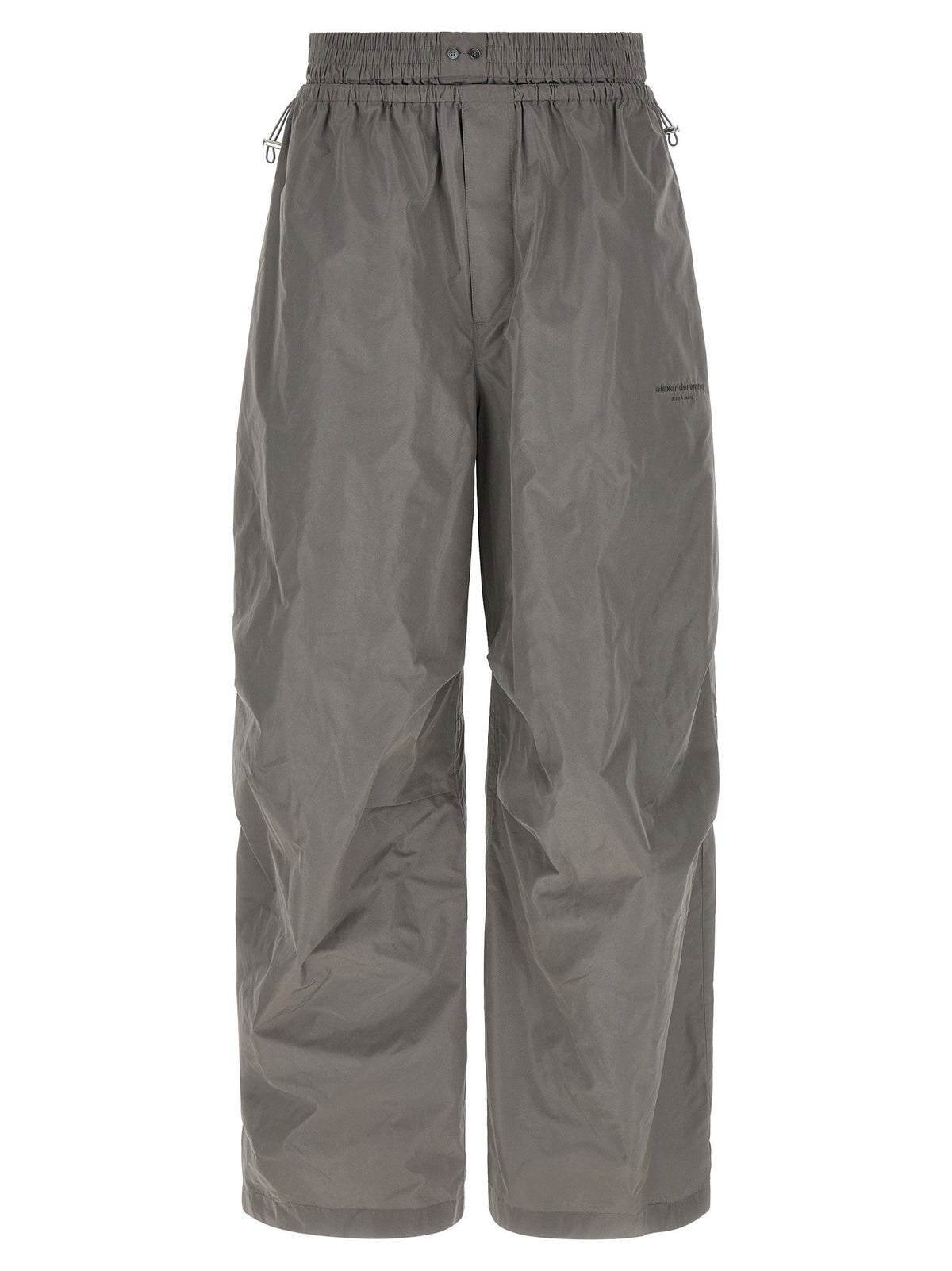 Alexander Wang Boxer Detail Joggers-Trousers-[Adult]-[Female]-XS-Gray-2022 Online Blue Zone Planet