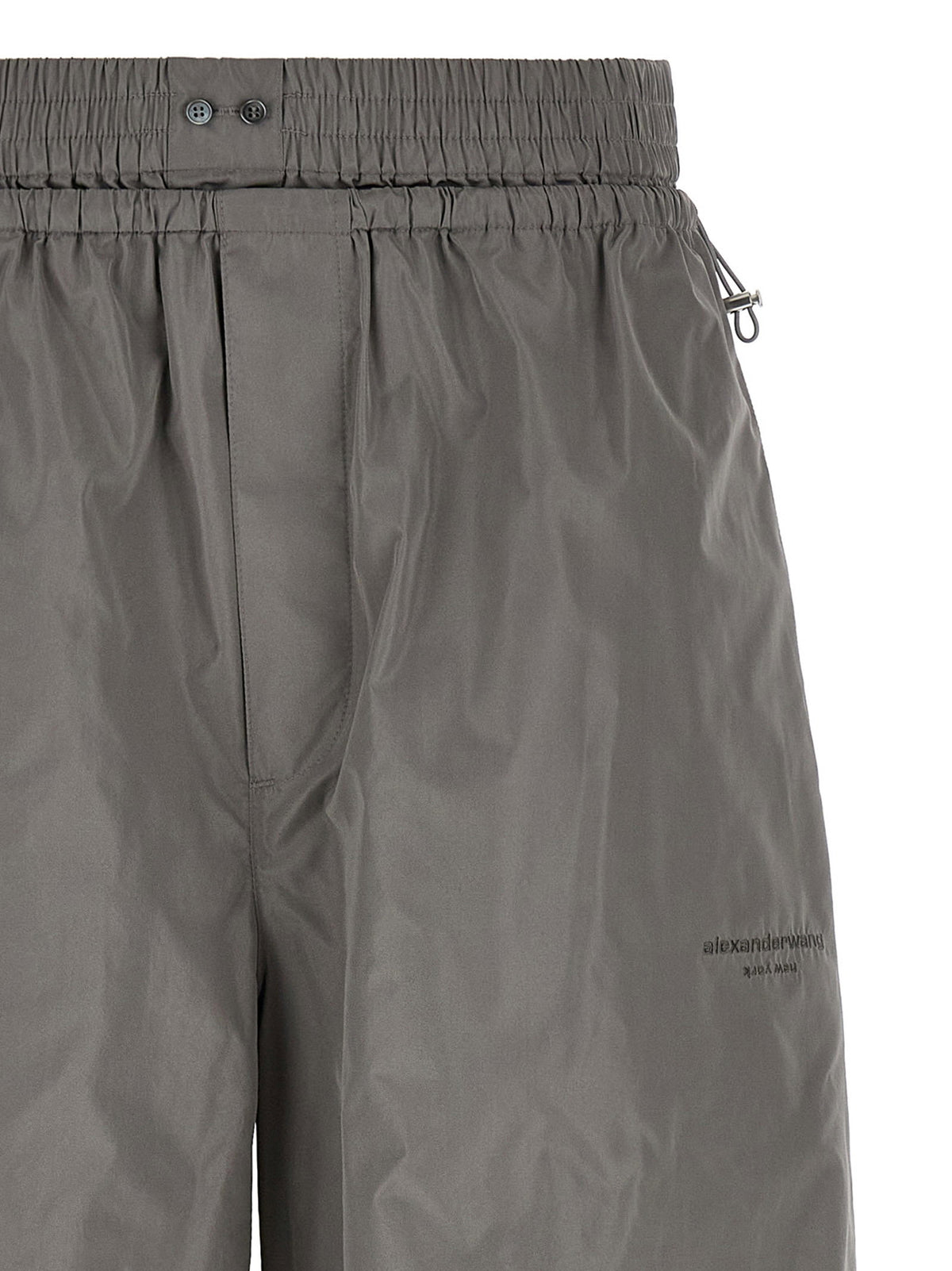 Alexander Wang Boxer Detail Joggers-Trousers-[Adult]-[Female]-2022 Online Blue Zone Planet