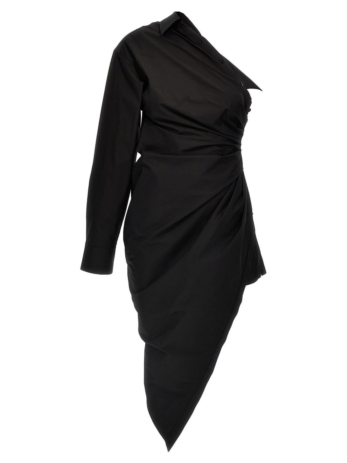 Alexander Wang Asymmetrical Shirt Dress-TOPS / DRESSES-[Adult]-[Female]-2022 Online Blue Zone Planet