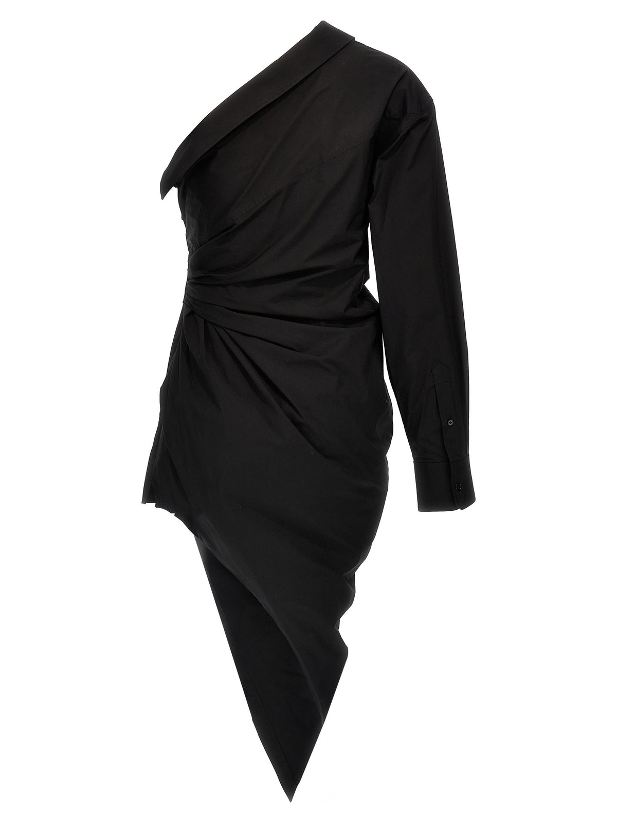 Alexander Wang Asymmetrical Shirt Dress-TOPS / DRESSES-[Adult]-[Female]-2022 Online Blue Zone Planet