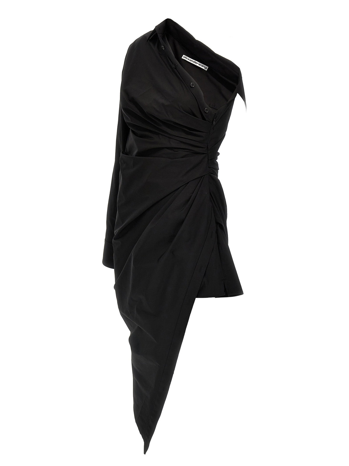 Alexander Wang Asymmetrical Shirt Dress-TOPS / DRESSES-[Adult]-[Female]-2022 Online Blue Zone Planet