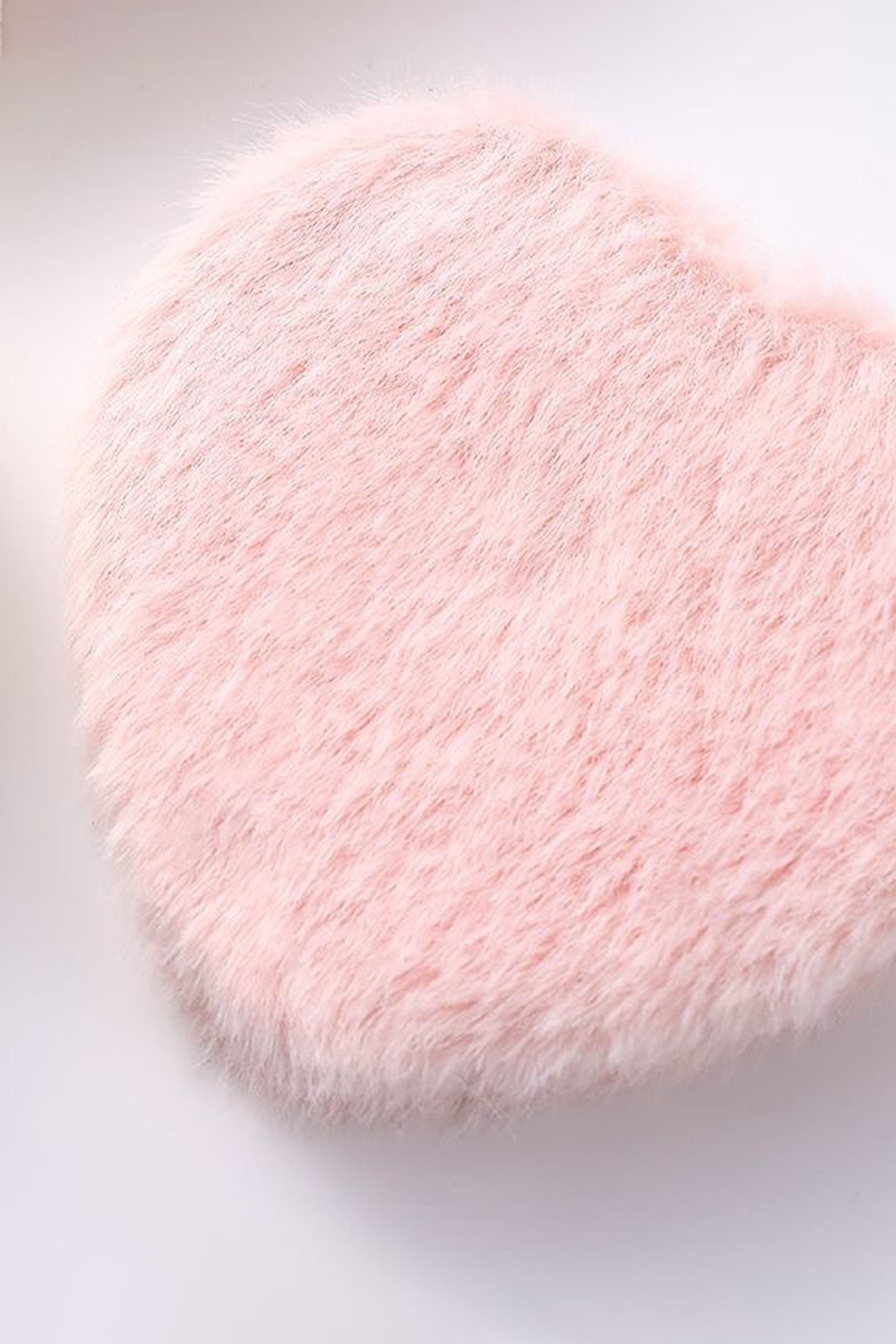 Light Blue Heart Shape Double Sides Fluffy Cute Mini Cosmetic Mirror-Beauty-[Adult]-[Female]-2022 Online Blue Zone Planet