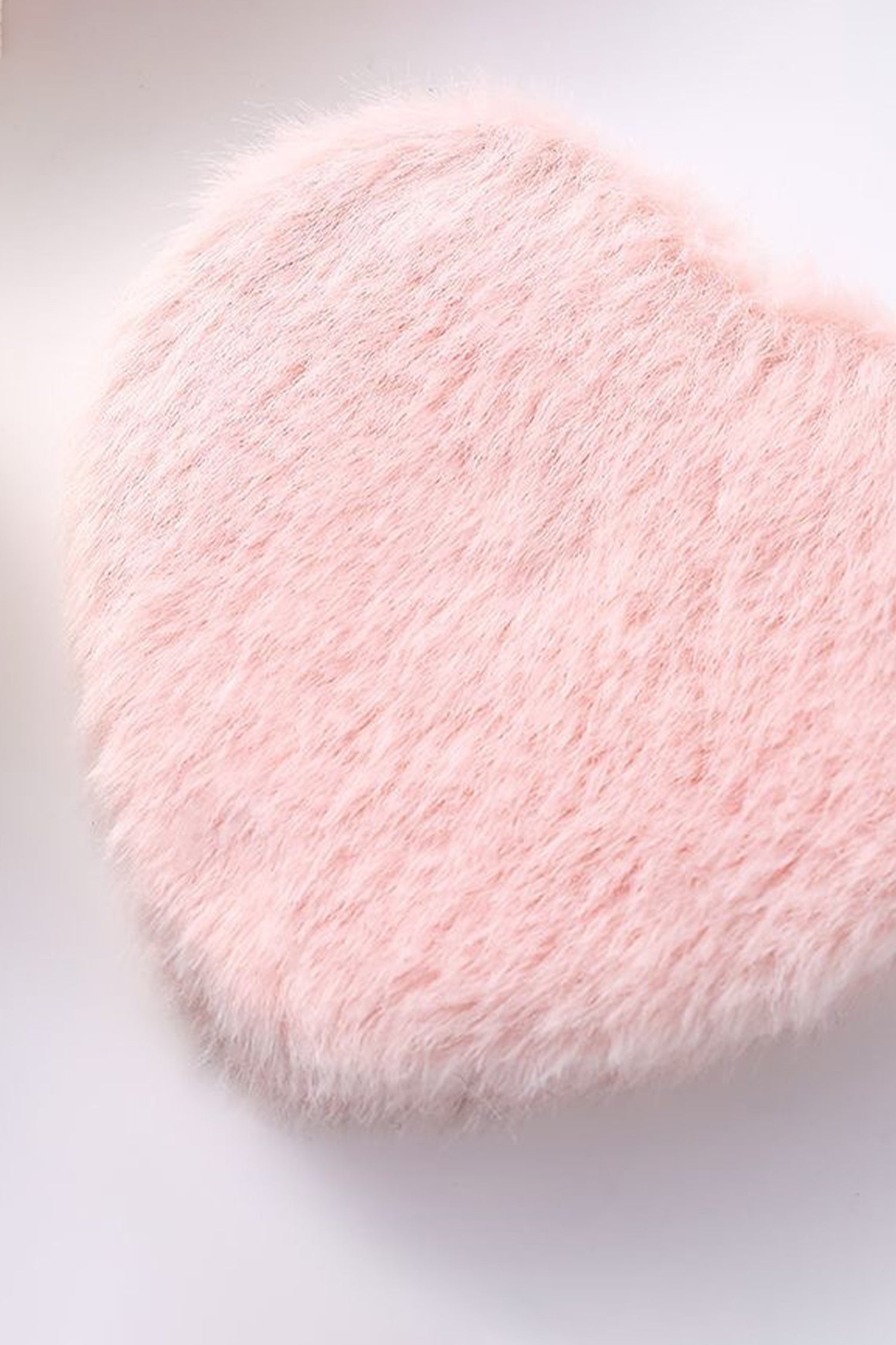 Light Blue Heart Shape Double Sides Fluffy Cute Mini Cosmetic Mirror-Beauty-[Adult]-[Female]-2022 Online Blue Zone Planet
