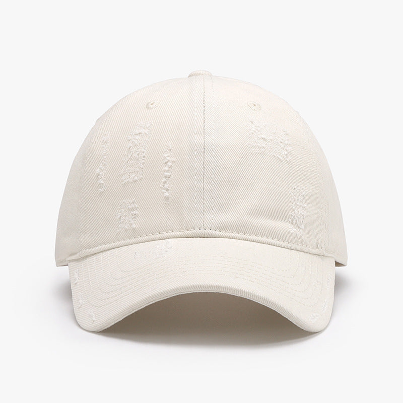 Adjustable Cotton Baseball Hat-HATS-[Adult]-[Female]-Ivory-One Size-2022 Online Blue Zone Planet