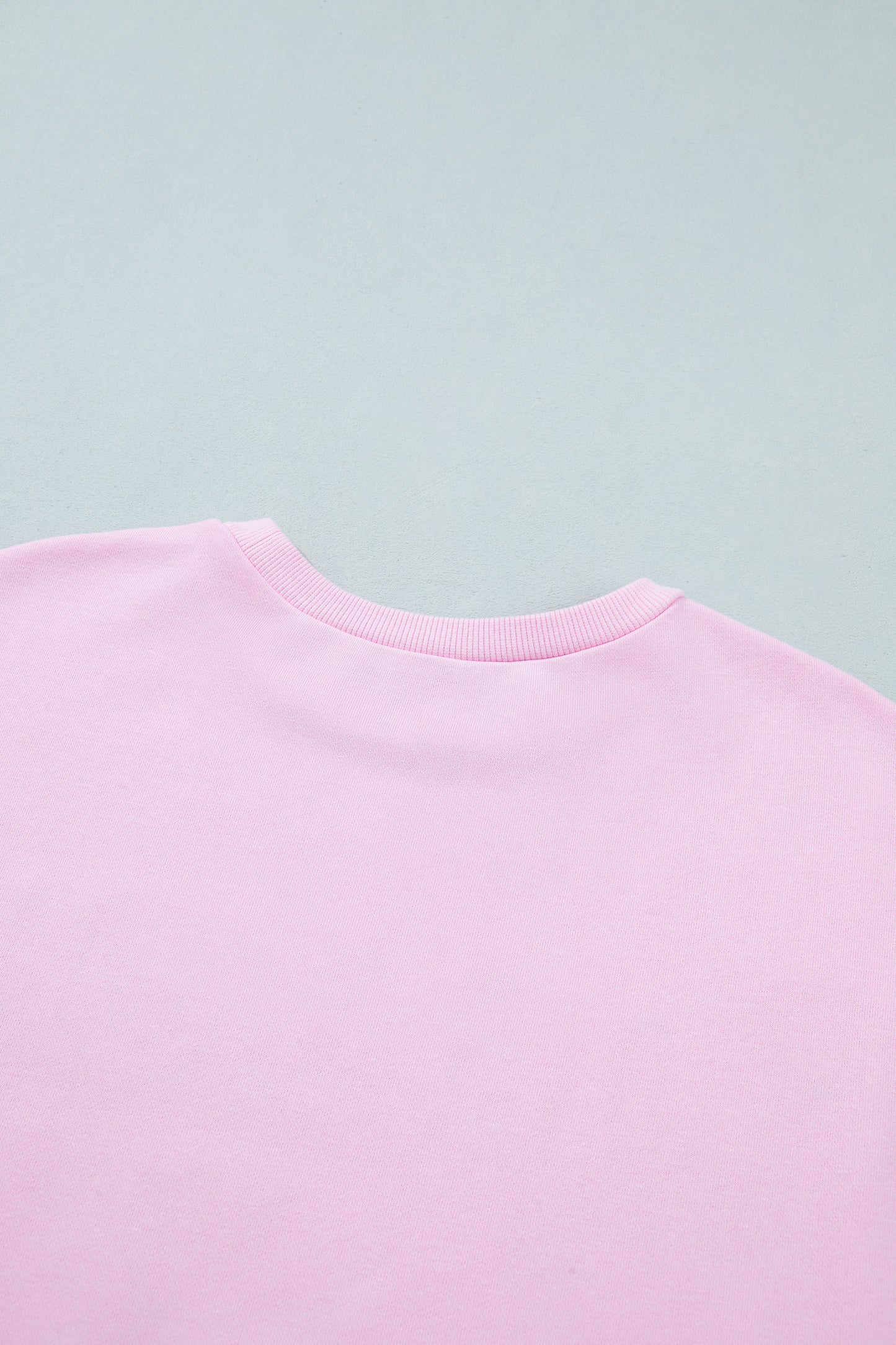 Pink Patchwork Stars Plaid Unique Floral Letters Baggy Sweatshirt-Tops/Sweatshirts & Hoodies-[Adult]-[Female]-2022 Online Blue Zone Planet