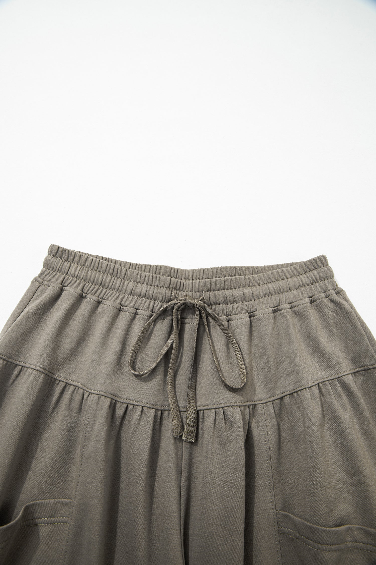 Seagrass Elastic Waist Drawstring Wide Leg Full Length Pants-Bottoms/Pants & Culotte-[Adult]-[Female]-2022 Online Blue Zone Planet