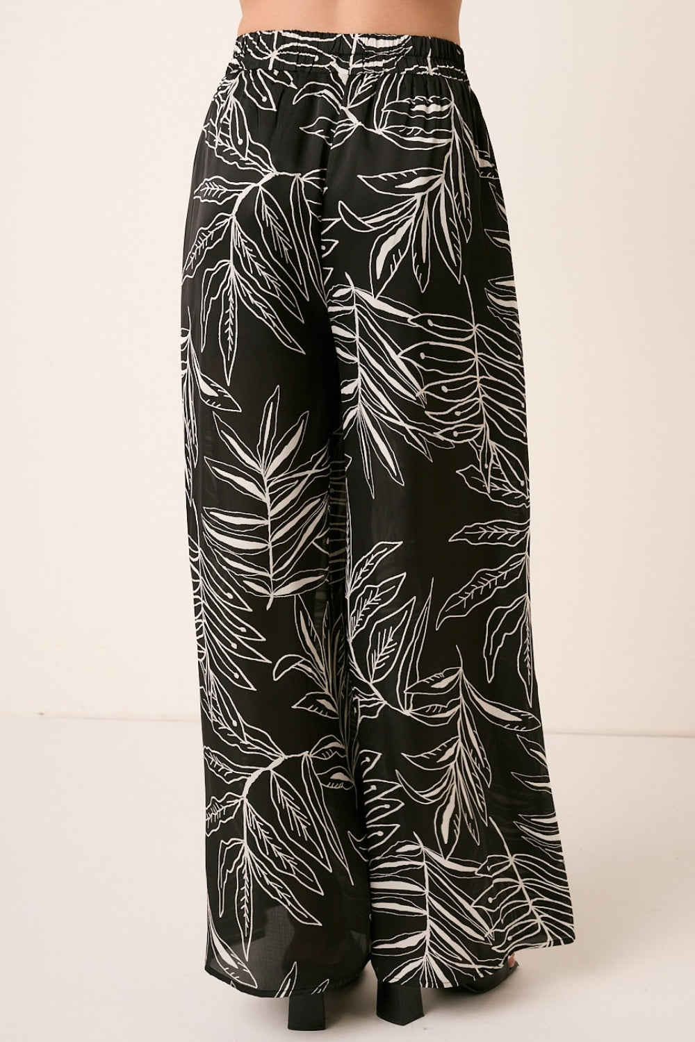 Mittoshop Printed Wide Leg Pants-[Adult]-[Female]-2022 Online Blue Zone Planet