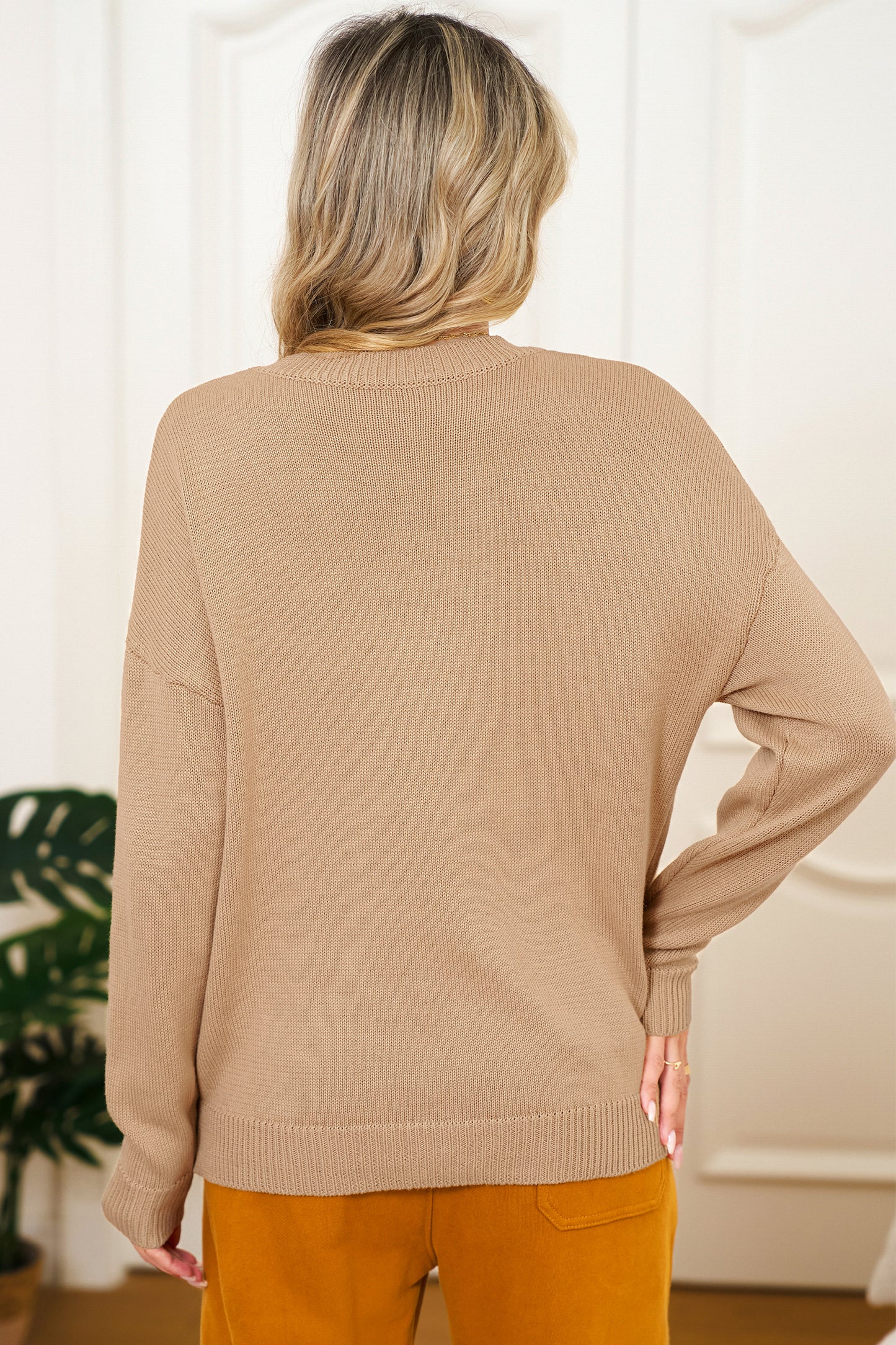 Racing Red Merry Colorful Dot Detail Christmas Dolman Sweater-TOPS / DRESSES-[Adult]-[Female]-2022 Online Blue Zone Planet