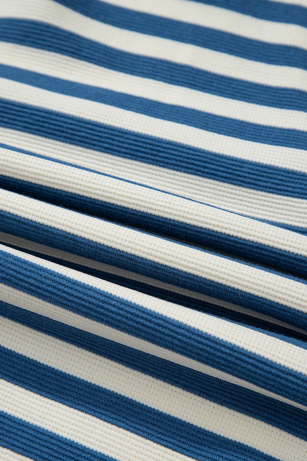 Stripe Chest Pocket Notched Top-TOPS / DRESSES-[Adult]-[Female]-2022 Online Blue Zone Planet