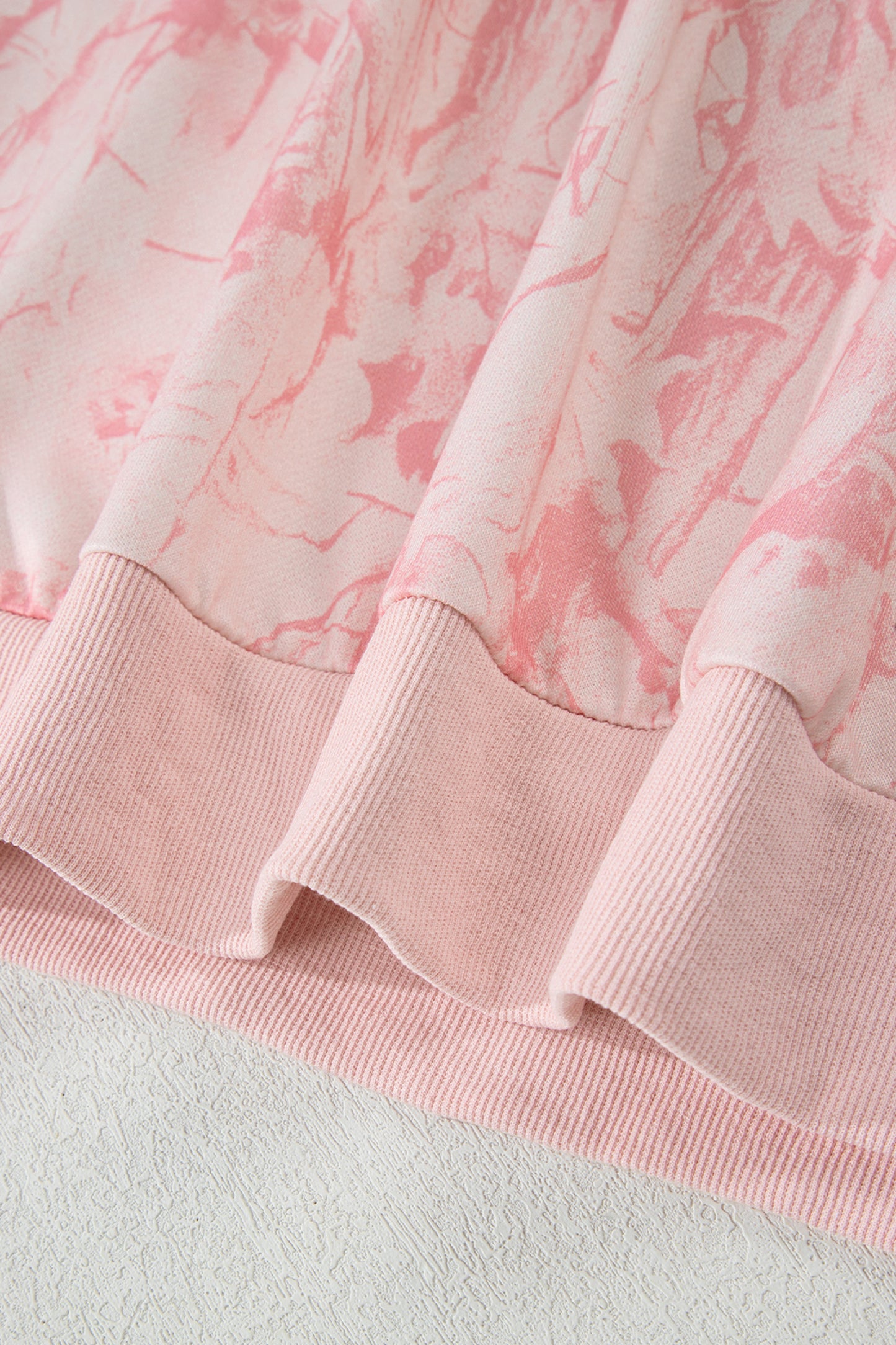 Pink Camo Mock Neck Baggy Sweatshirt-Tops/Sweatshirts & Hoodies-[Adult]-[Female]-2022 Online Blue Zone Planet