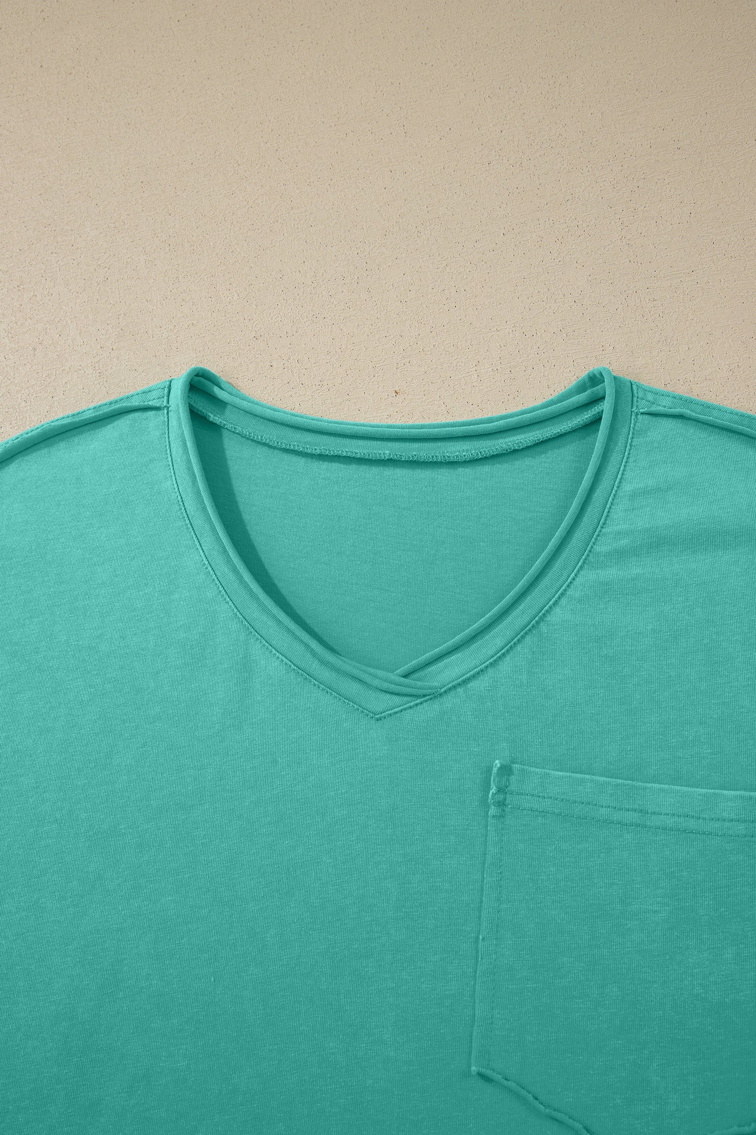 Mint Green Cotton Mineral Wash T Shirt-Tops/Tops & Tees-[Adult]-[Female]-2022 Online Blue Zone Planet