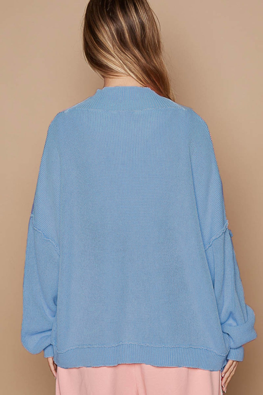 Blue Zone Planet | POL Open Front Washed Knit Cardigan with Pockets-TOPS / DRESSES-[Adult]-[Female]-2022 Online Blue Zone Planet