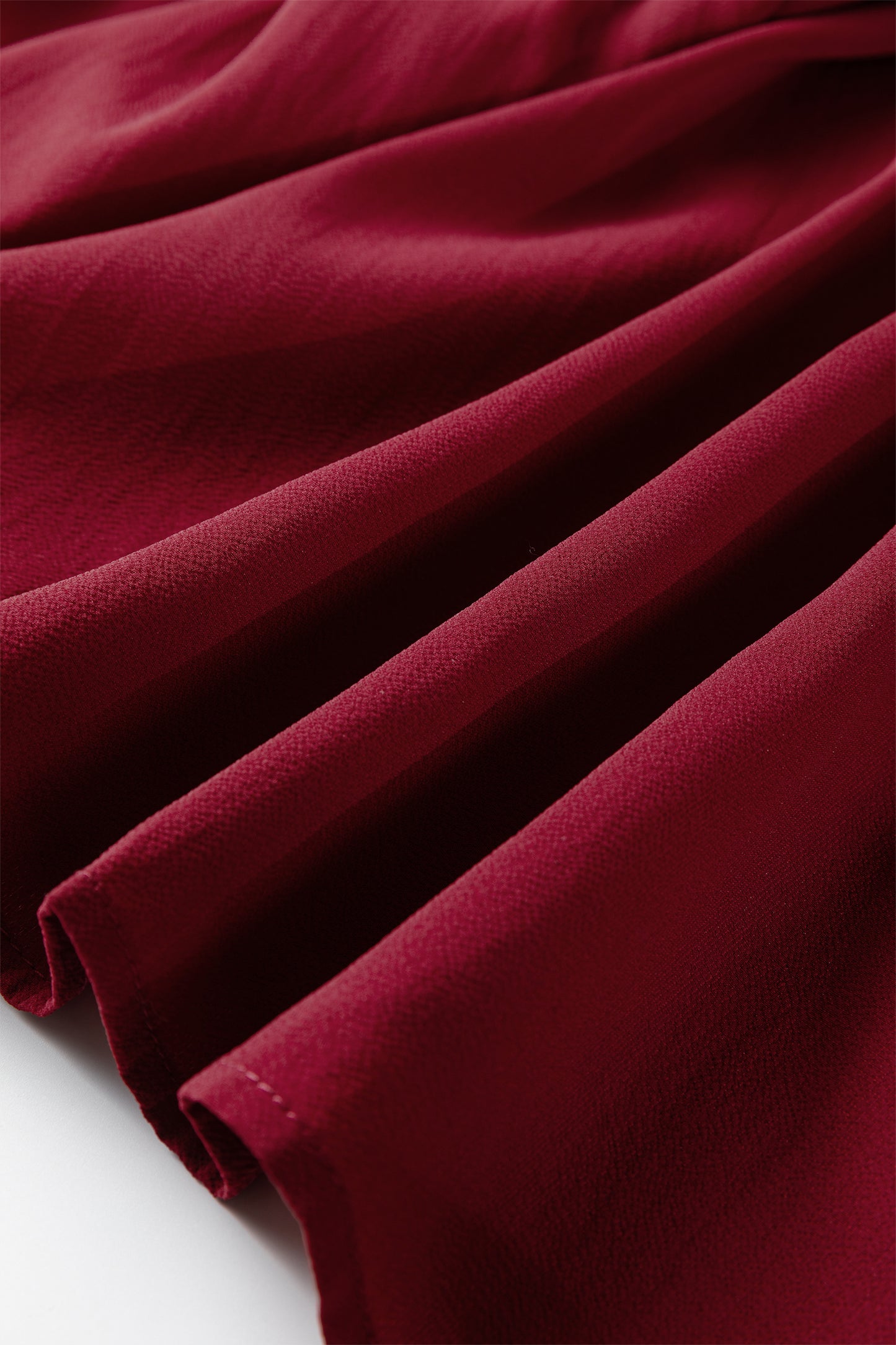 Fiery Red Black Frill Tiered Drawstring Waist Maxi Skirt-Bottoms/Skirts & Petticoat-[Adult]-[Female]-2022 Online Blue Zone Planet