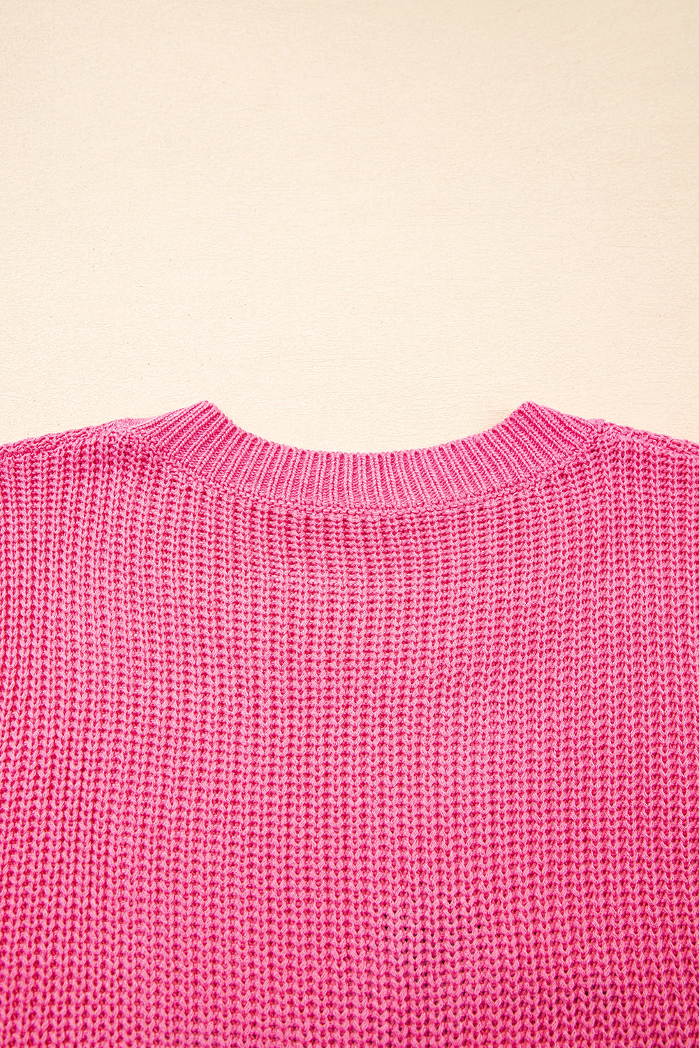 Bright Pink Western Cowboy Embroidery Round Neck Sleeveless Sweater-TOPS / DRESSES-[Adult]-[Female]-2022 Online Blue Zone Planet
