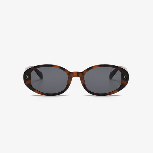 Polycarbonate Frame Oval Sunglasses-SUN GLASSES-[Adult]-[Female]-Multicolor-One Size-2022 Online Blue Zone Planet