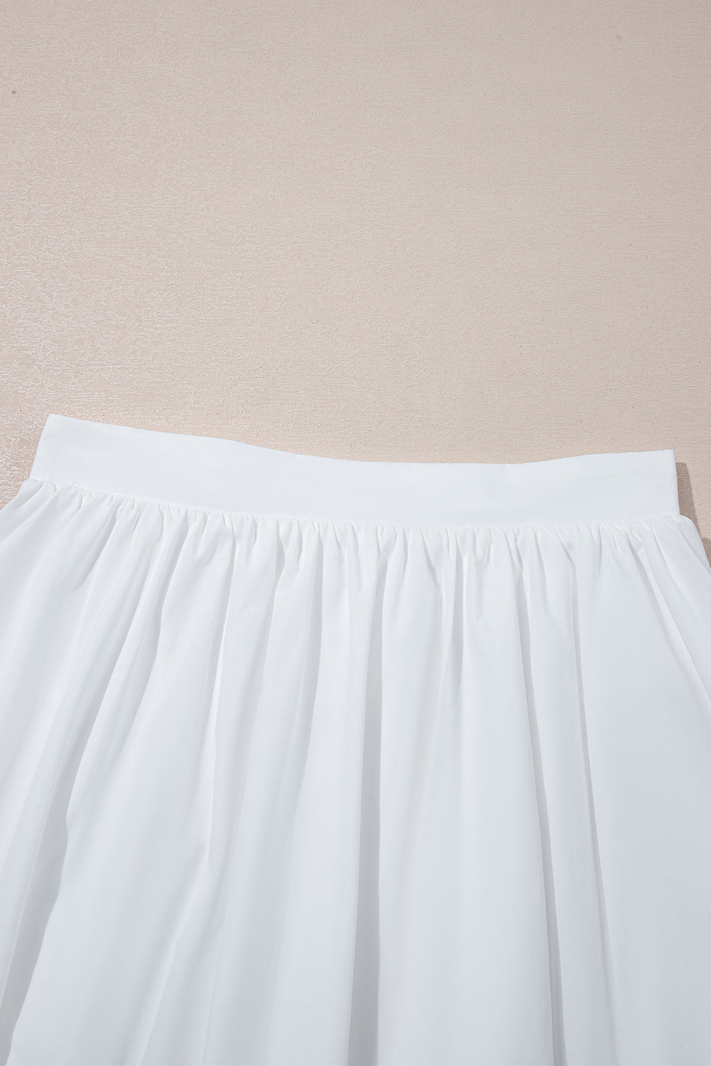 White Bubble Mini Skirt With Pockets-Bottoms/Skirts & Petticoat-[Adult]-[Female]-2022 Online Blue Zone Planet