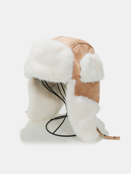 Thermal Fuzzy Earmuffs Winter Hat-HATS-[Adult]-[Female]-Camel-One Size-2022 Online Blue Zone Planet