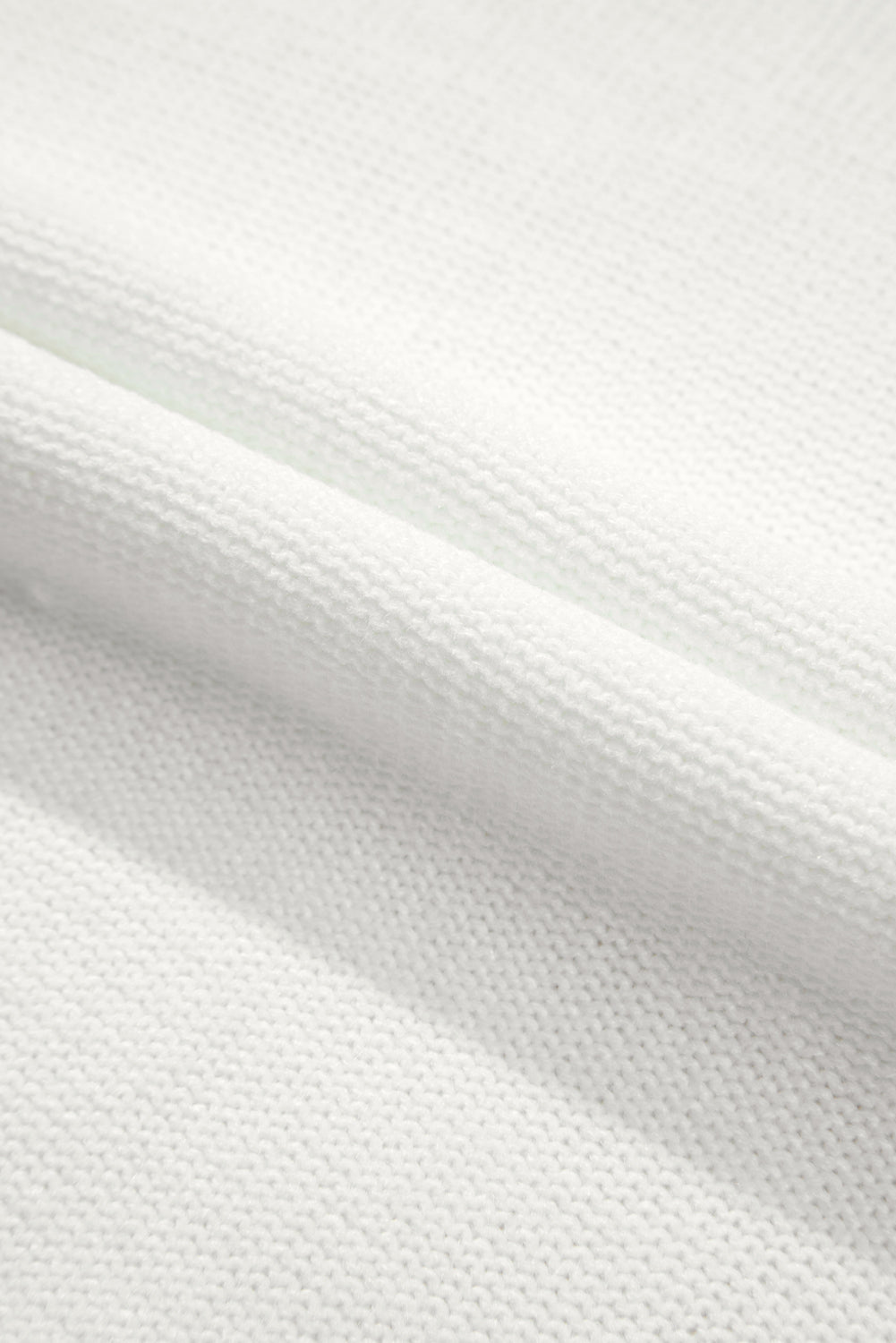 White Woven Tasseled Sleeveless Mock Neck Sweater Vest-TOPS / DRESSES-[Adult]-[Female]-2022 Online Blue Zone Planet