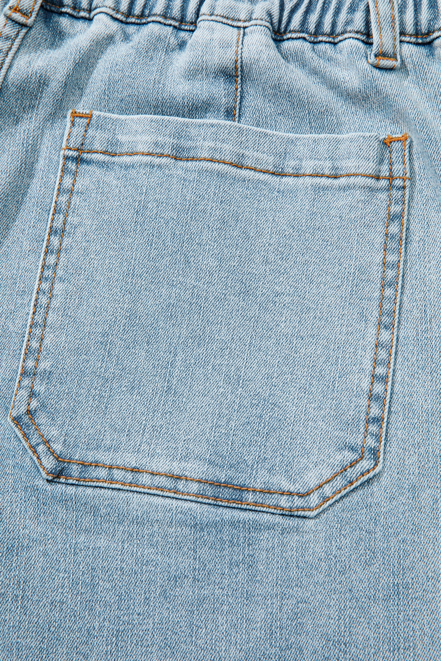 Beau Blue Solid Full-Length Regular Pocket Detail Wholesale Denim Jeans-Bottoms/Jeans-[Adult]-[Female]-2022 Online Blue Zone Planet