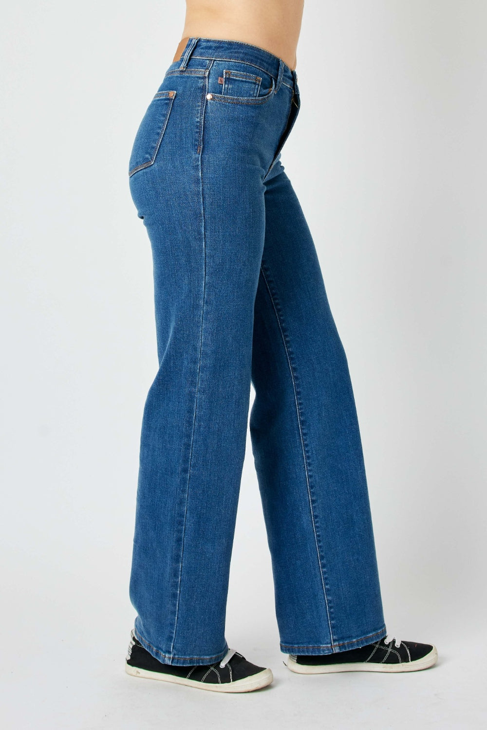 Blue Zone Planet | Judy Blue Full Size High Rise Straight Jeans-TOPS / DRESSES-[Adult]-[Female]-2022 Online Blue Zone Planet