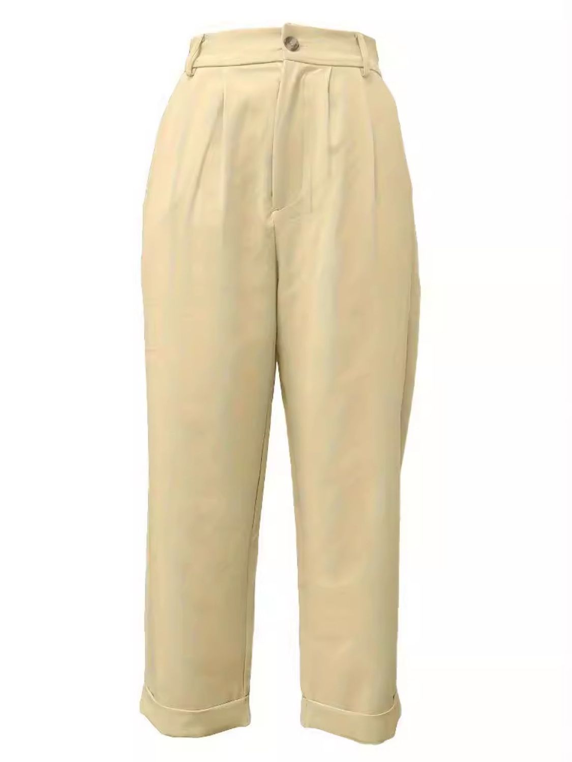 Full Size High Waist Pants-BOTTOMS SIZES SMALL MEDIUM LARGE-[Adult]-[Female]-2022 Online Blue Zone Planet