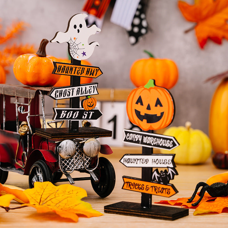 2-Piece Halloween Element Decor Ornaments BLUE ZONE PLANET