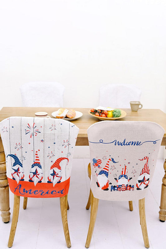 2-Piece Independence Day Chair Covers BLUE ZONE PLANET