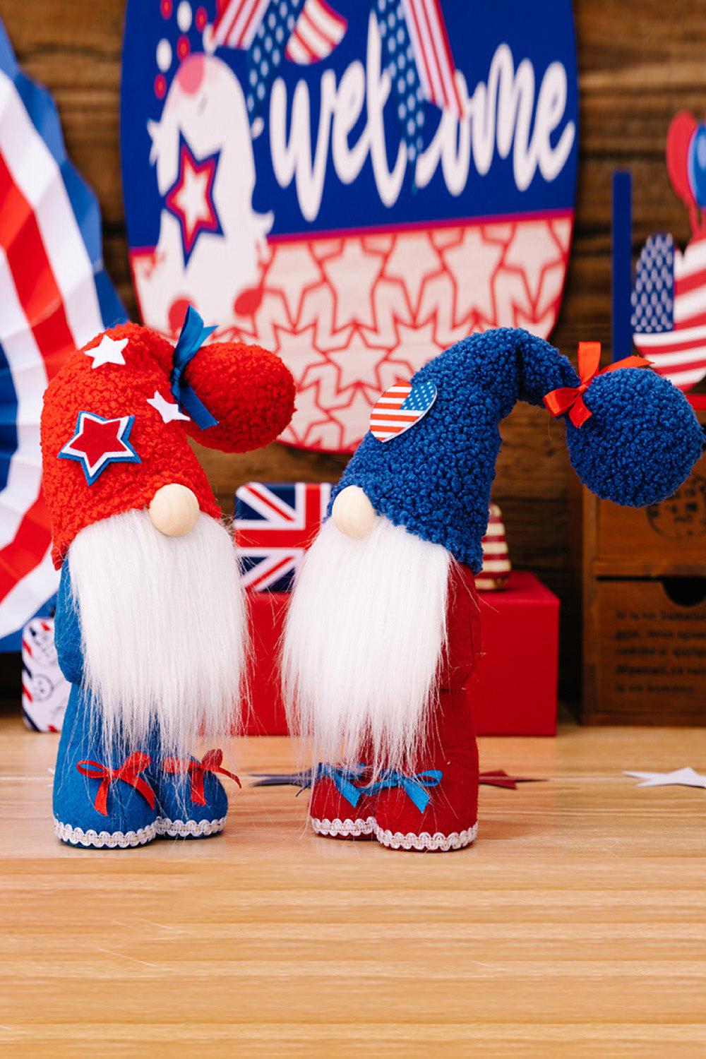 2-Piece Independence Day Knit Beard Gnomes BLUE ZONE PLANET