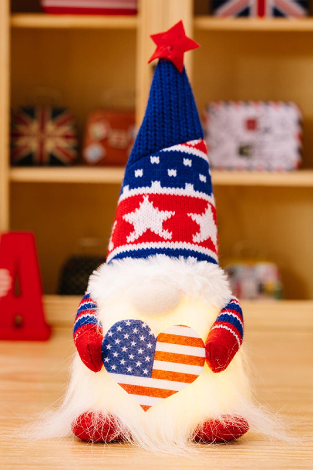 2-Piece Independence Day Knit Decor Gnomes BLUE ZONE PLANET