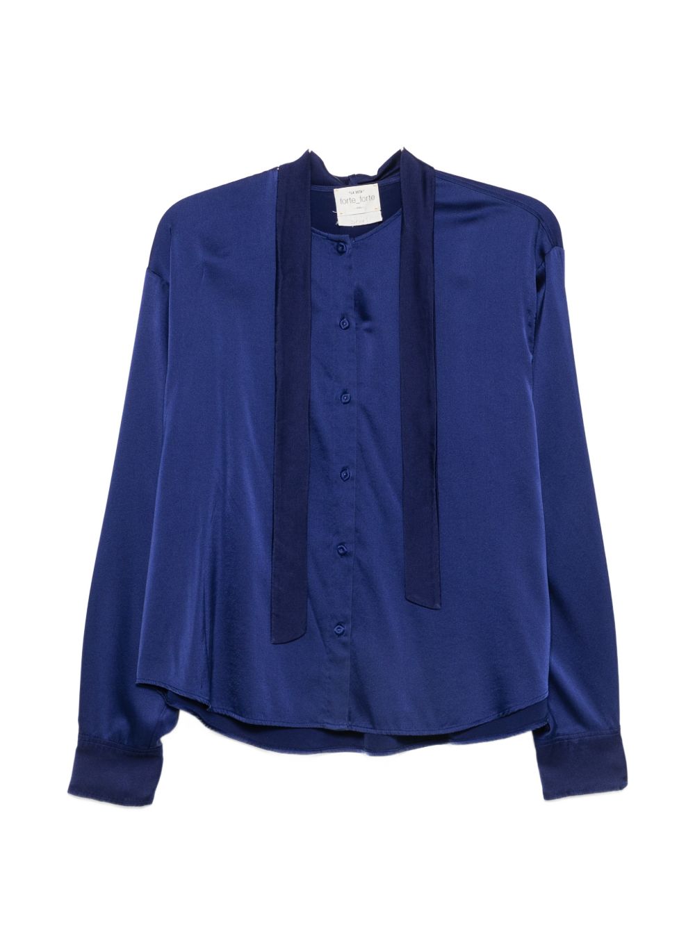Forte Forte Silk bow-tie shirt