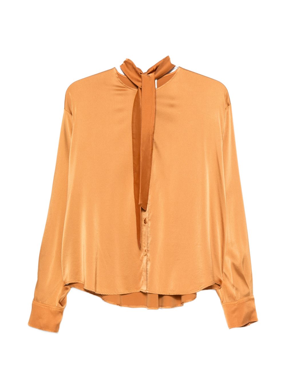 Forte Forte Silk bow-tie shirt