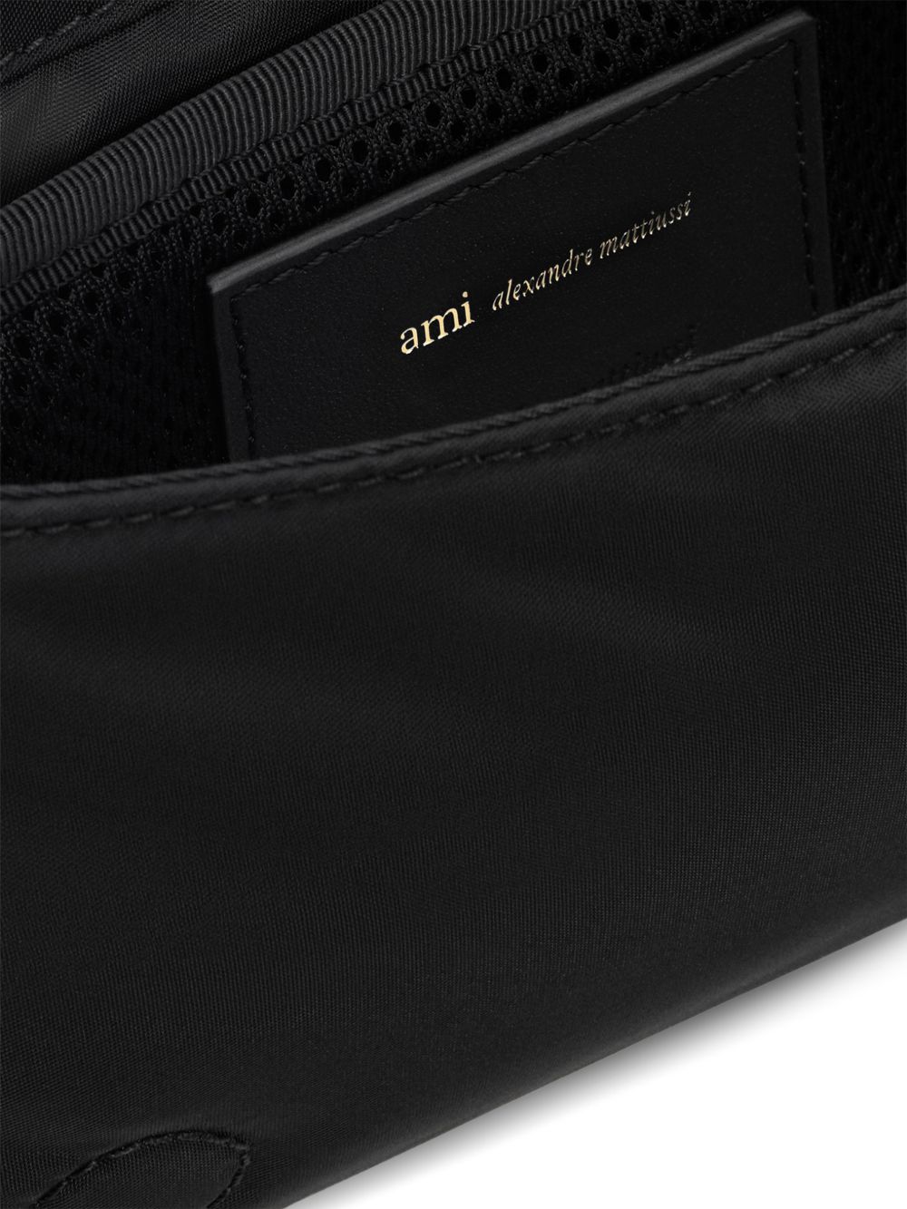 Ami Paris Padded Canvas Bag-Shoulder-[Adult]-[Female]-2022 Online Blue Zone Planet