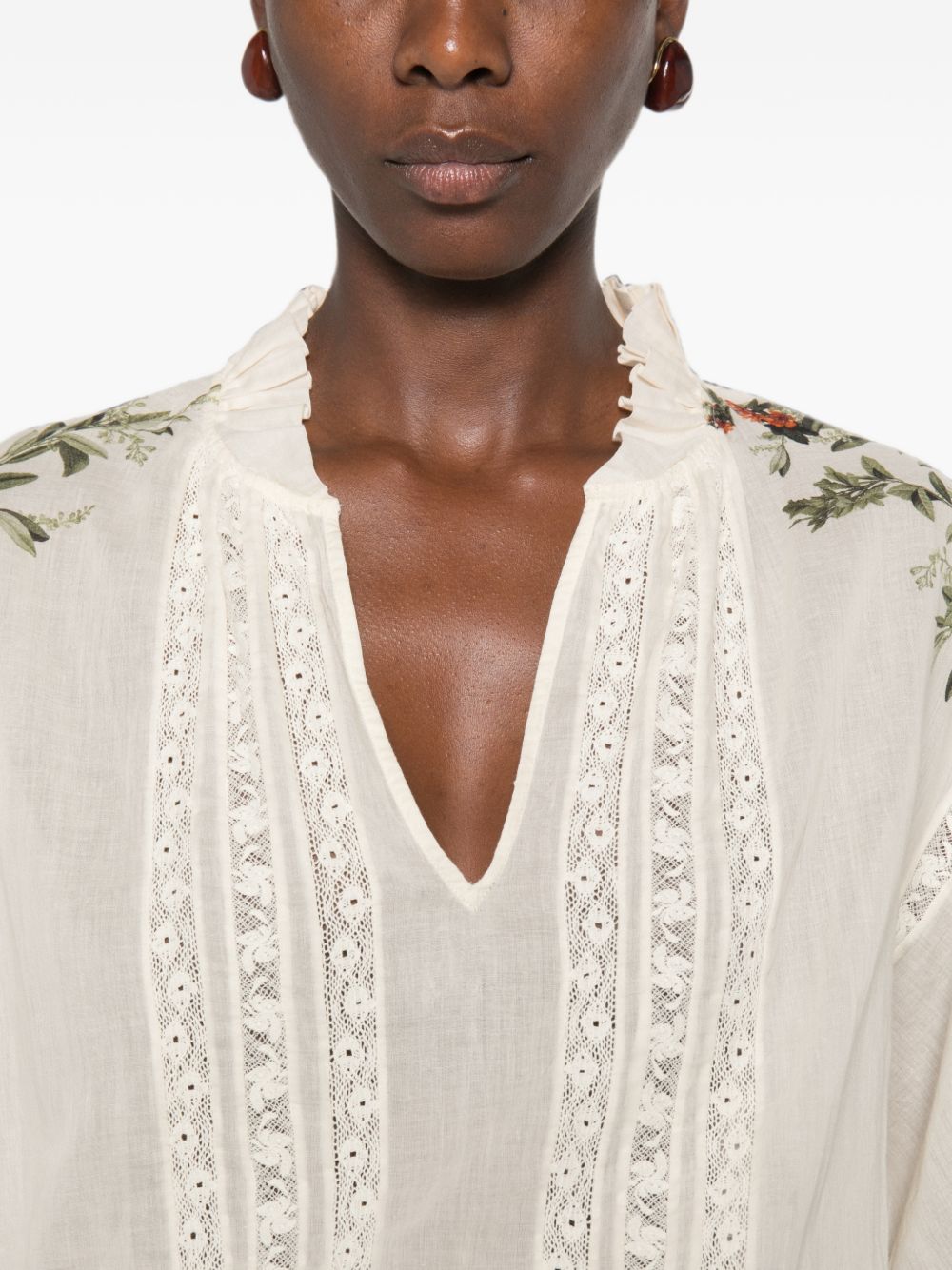 Alice + Olivia Blouse-Shirts-[Adult]-[Female]-2022 Online Blue Zone Planet