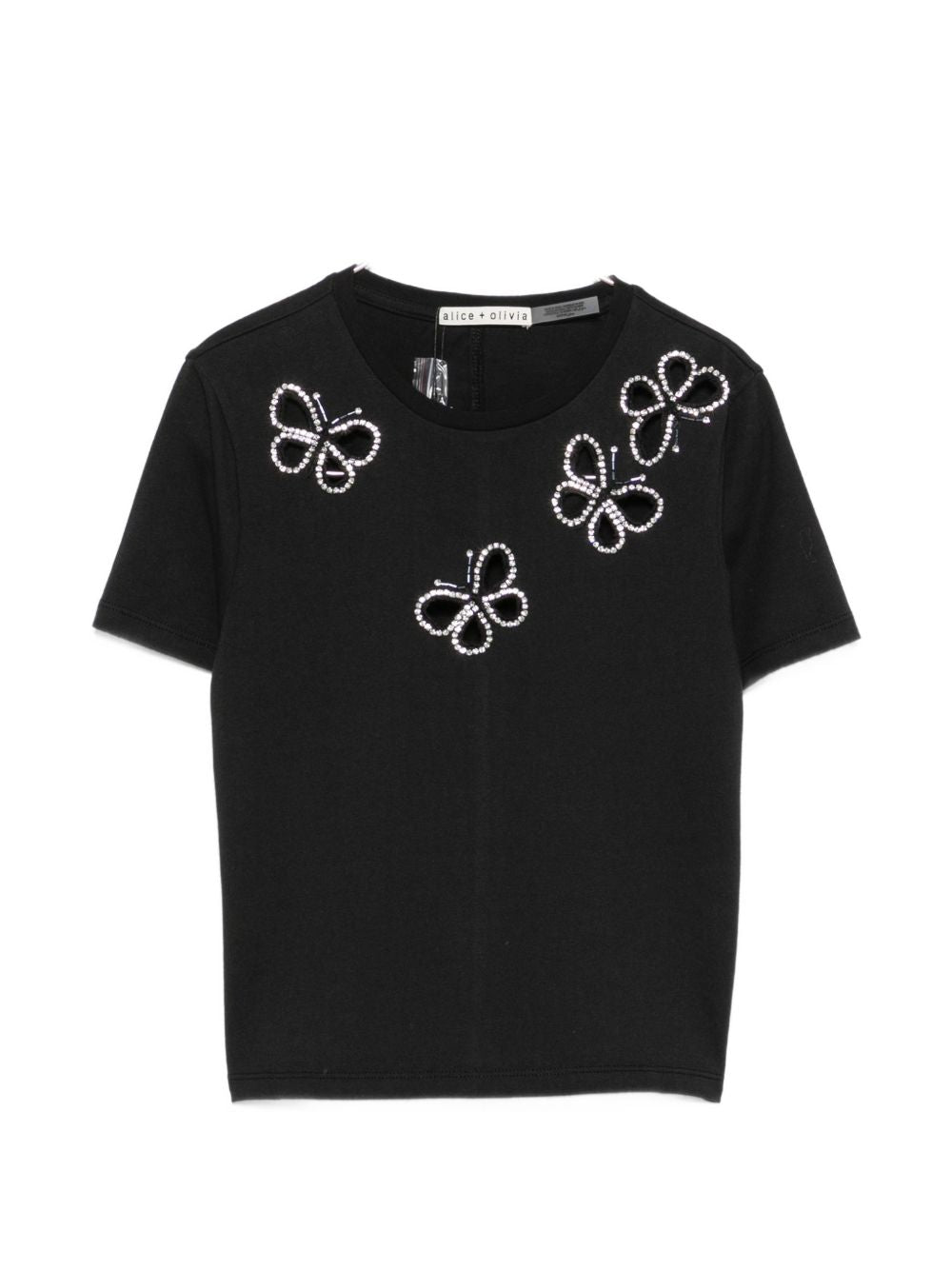 Alice + Olivia Shirt-Topwear-[Adult]-[Female]-XS-BLACK-2022 Online Blue Zone Planet