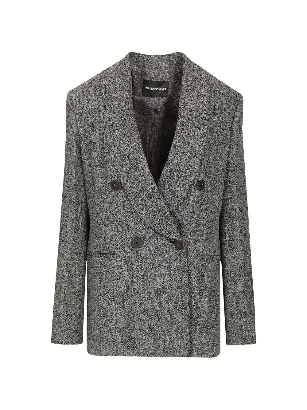 Emporio Armani Jacket-Jackets-[Adult]-[Female]-40-BLACK-2022 Online Blue Zone Planet