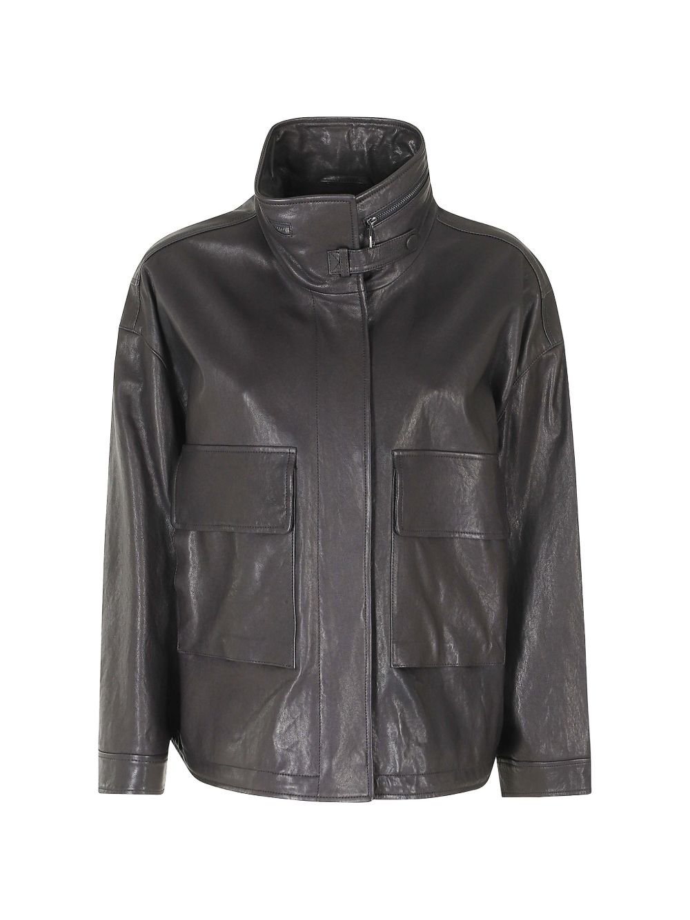 Emporio Armani Jacket-Tops / Dresses-[Adult]-[Female]-40-BROWN-2022 Online Blue Zone Planet
