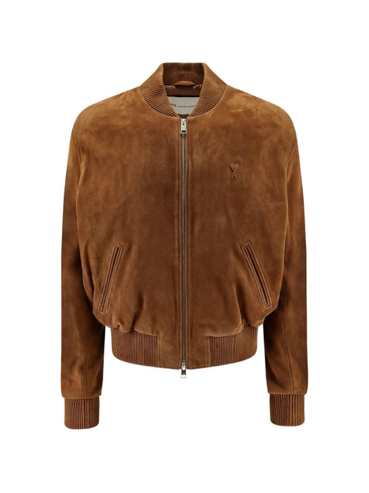 Ami Paris Jacket-Jackets-[Adult]-[Female]-L-BROWN-2022 Online Blue Zone Planet