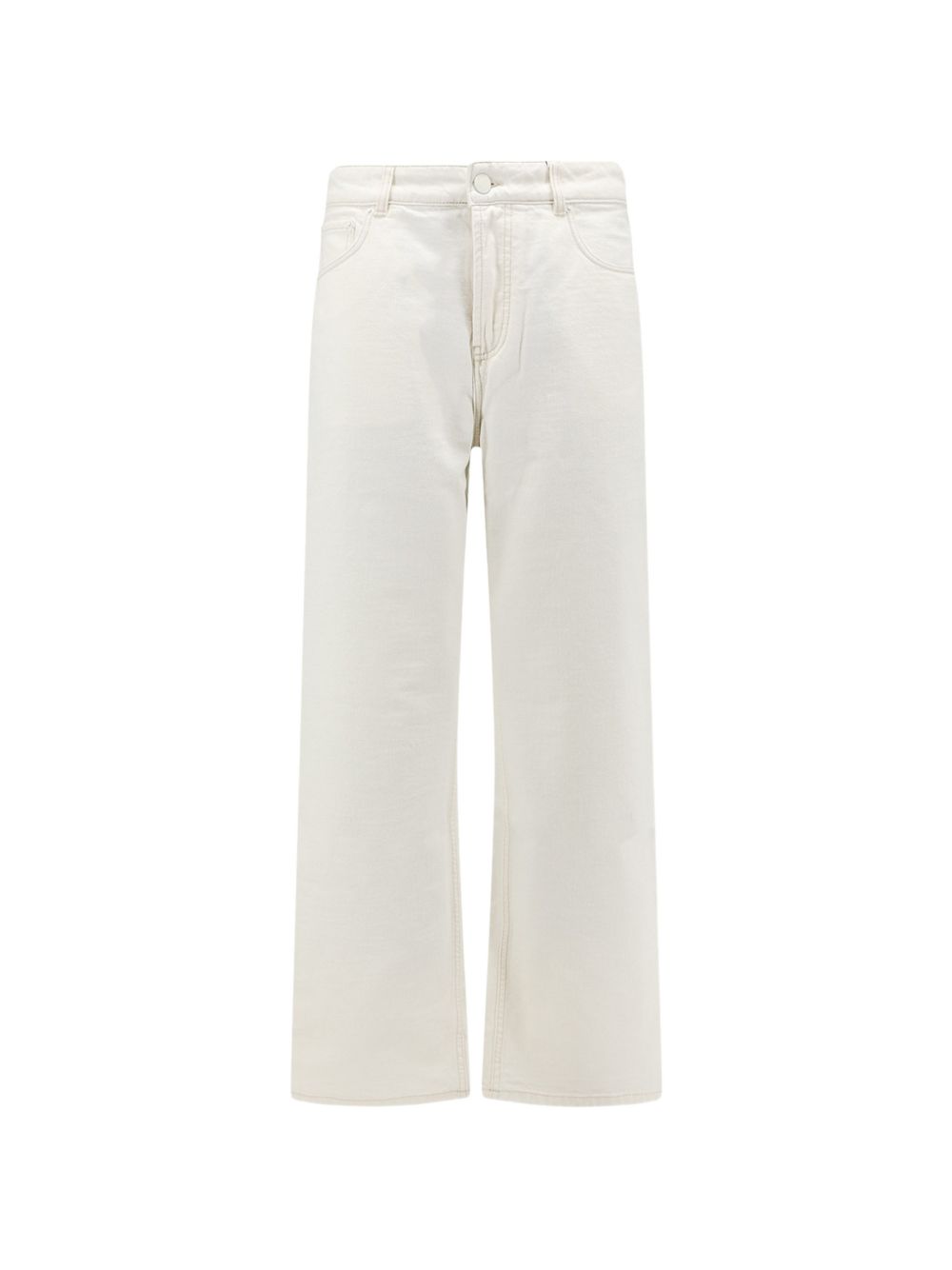 Ami Paris Jeans-Jeans-[Adult]-[Female]-30-ECRU-2022 Online Blue Zone Planet