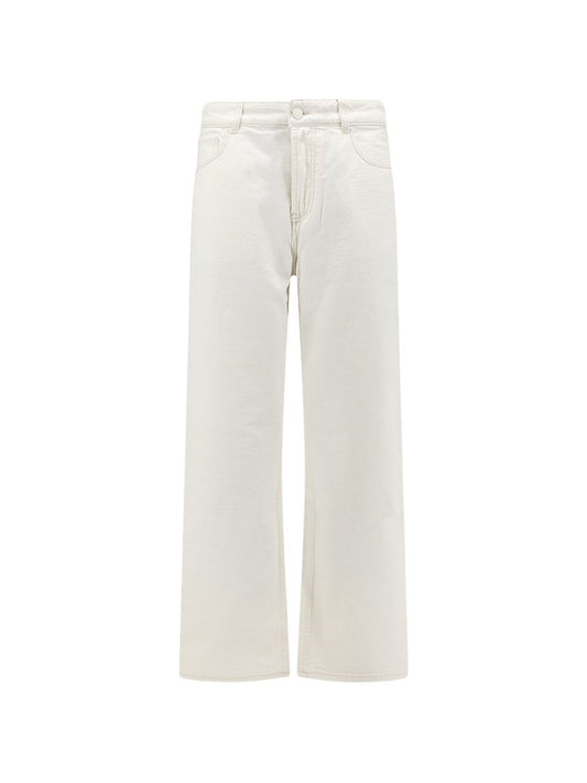 Ami Paris Jeans-Jeans-[Adult]-[Female]-30-ECRU-2022 Online Blue Zone Planet