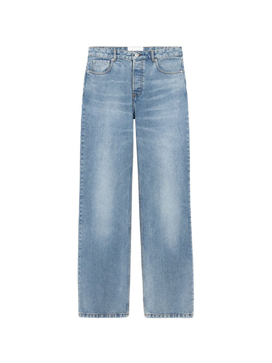 Ami Paris Jeans-Jeans-[Adult]-[Female]-32-LIGHT BLUE-2022 Online Blue Zone Planet