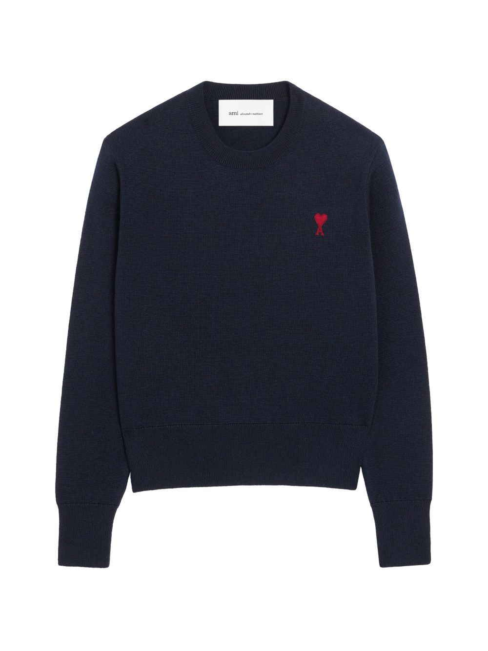 Ami Paris Sweater-TOPS / DRESSES-[Adult]-[Female]-L-NAVY-2022 Online Blue Zone Planet