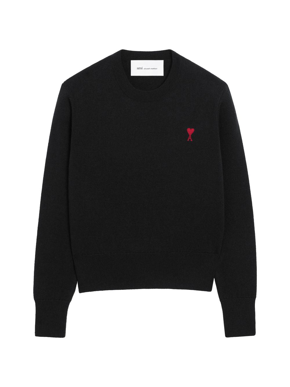 Ami Paris Sweater-TOPS / DRESSES-[Adult]-[Female]-L-BLACK-2022 Online Blue Zone Planet