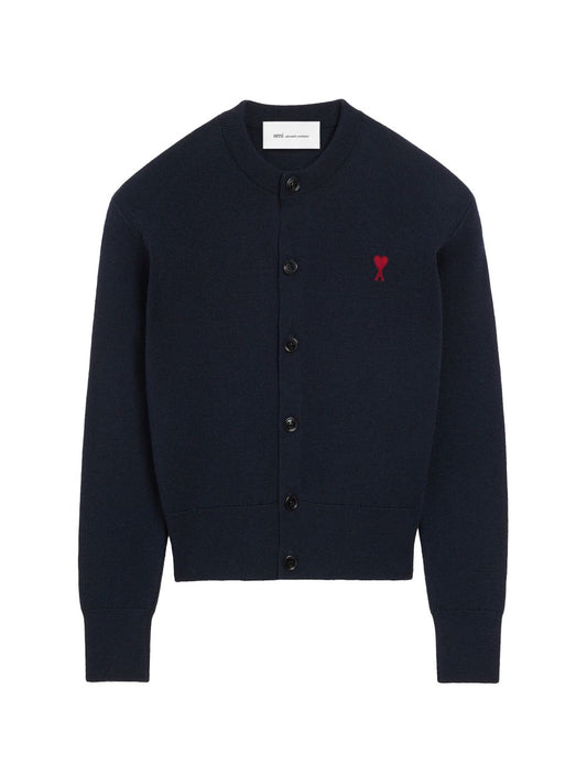 Ami Paris Cardigan-Topwear-[Adult]-[Female]-L-NAVY-2022 Online Blue Zone Planet