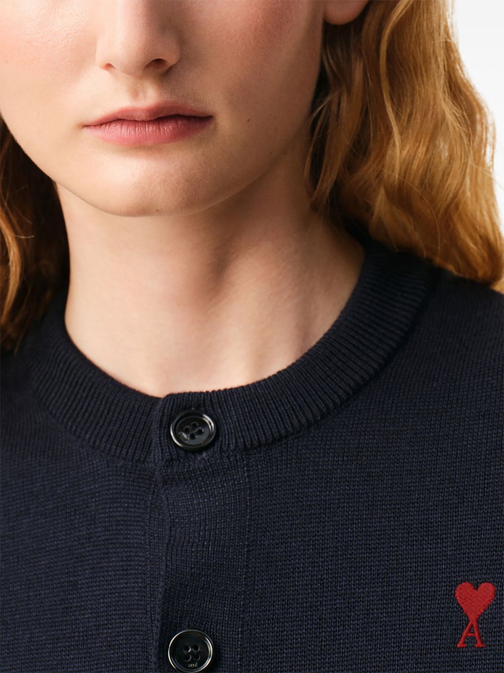 Ami Paris Cardigan-Topwear-[Adult]-[Female]-2022 Online Blue Zone Planet