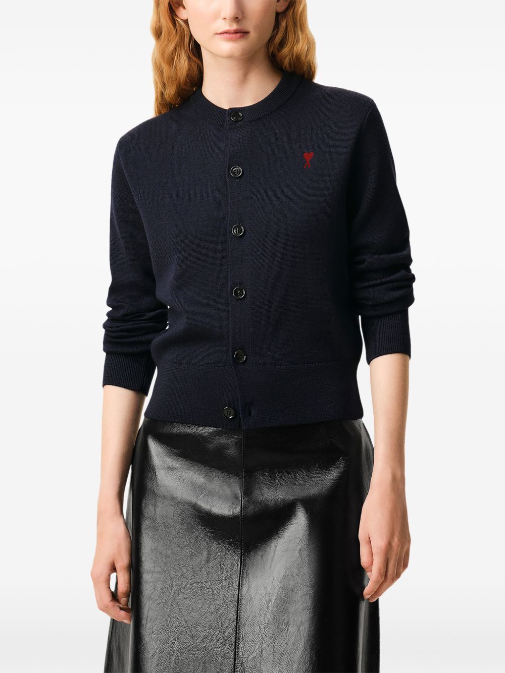 Ami Paris Cardigan-Topwear-[Adult]-[Female]-2022 Online Blue Zone Planet
