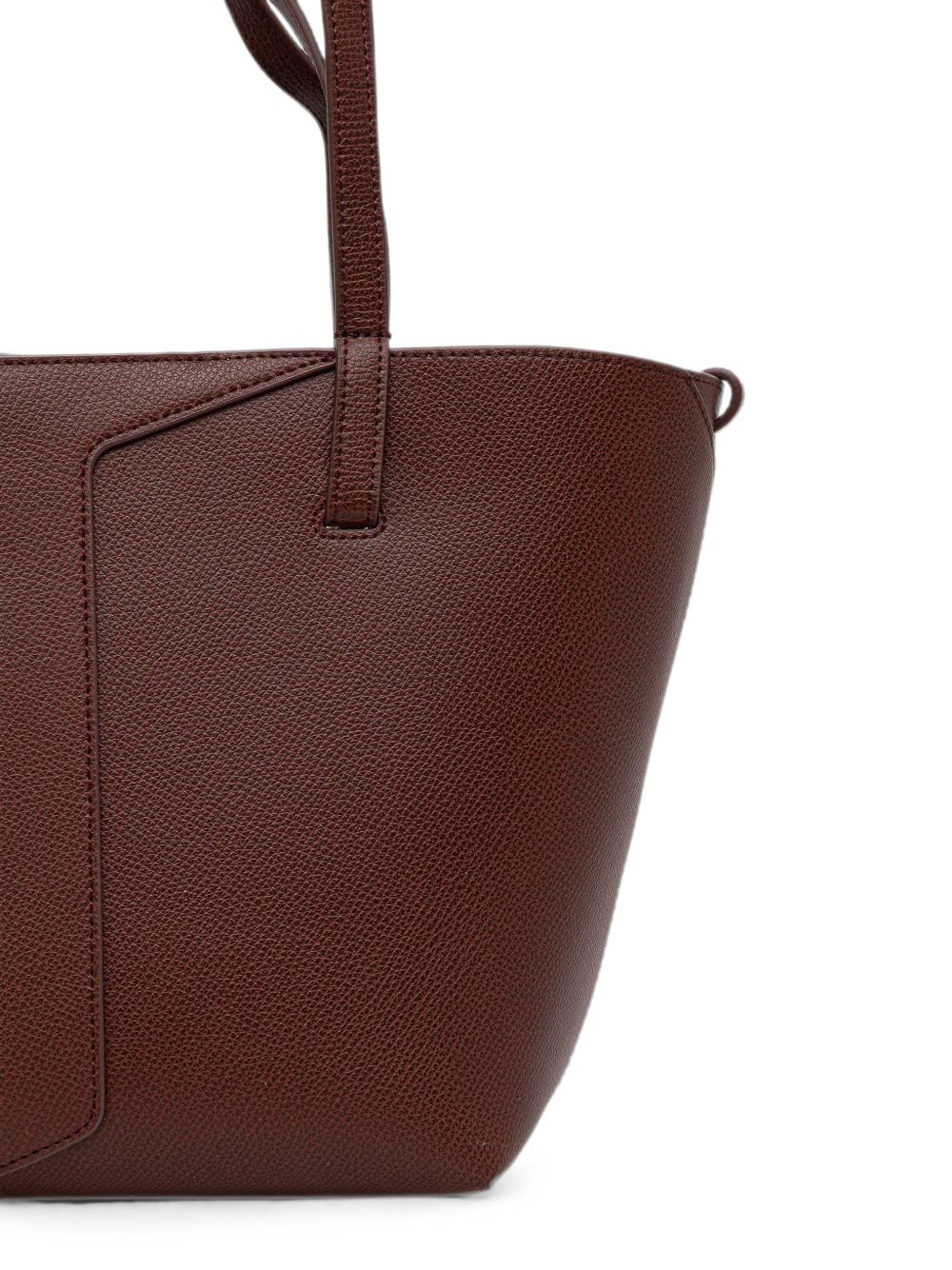 Emporio Armani Leather Tote Bag-Shopper-[Adult]-[Female]-2022 Online Blue Zone Planet