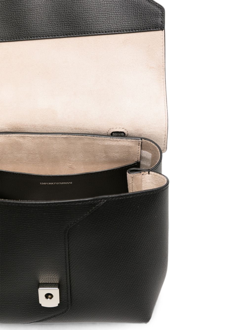 Emporio Armani Leather Top Handle Bag-Handbag-[Adult]-[Female]-2022 Online Blue Zone Planet